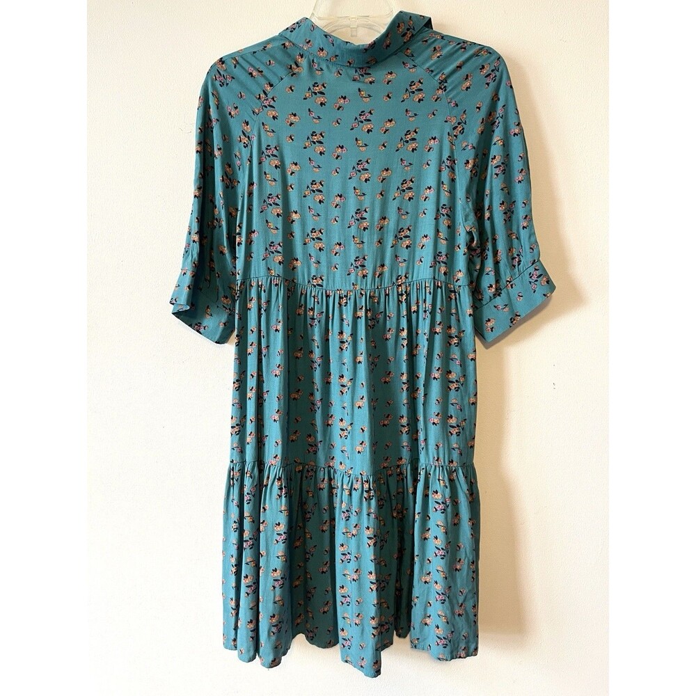 NATURAL LIFE Teal Floral Dress - Picture 7 of 9